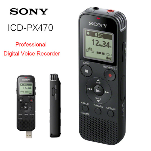Grabadora de voz digital PX470 de la serie PX - Globatec SRL